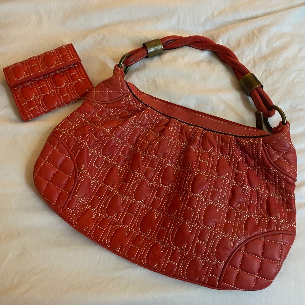 VALENTINE SALE!Carolina Herrera bag and wallet set